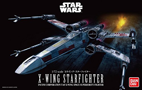 STAR WARS X-WING スターウォーズプラモデル BANDAI Star Wars X-Wing Starfighter 1/72 Scale Model Kit from